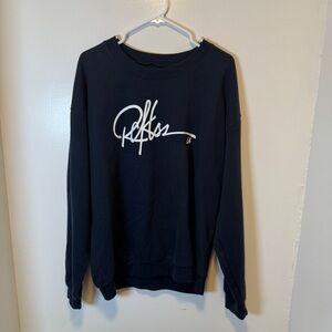 Young & Reckless navy blue crewneck sweatshirt men's size XL‎